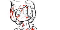 a10 artist:oekakigod blood color looking_at_viewer oekaki sjef // 500x250 // 33KB