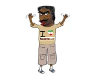 artist:fartsharty brown happy iranian_flag jumping ongezellig ongezellig_logo self_insert // 1303x997 // 145KB