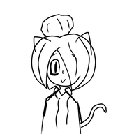 artist:slabamongus cat_ears cat_tail looking_at_viewer maya sketch smiling // 1280x1280 // 267KB