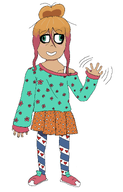 heart smiling variant:soytan waving yfke // 1243x1947 // 387KB