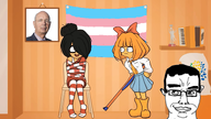 accordion flag:transgender_pride_flag klaus_schwab low_effort maya_(ongezellig) mymy nerf ongezellig portrait studio_massa tranny trans_flag trans_rights transgender_flag variant:chudjak virgin_islands zellig // 1920x1080 // 969KB