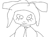 black_and_white looking_at_viewer meta:general_fanart mspaint mymy sketch // 917x686 // 40KB