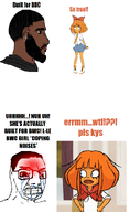 artist:unknown chad crying mymy niggerwiggle official_art racebait red_eyes seething variant:chudjak // 600x976 // 179KB