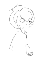black_and_white maya sketch tired // 1180x1532 // 47KB