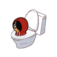 3d maya skibidi_toilet variant:peeb // 2000x2000 // 1.1MB