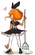 artist:gussywussy brrom cat heart maid_uniform meta:general_fanart mymy sketch // 3206x4992 // 2.4MB