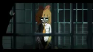 artist:Lem0rmon bandage face_framed_in_shadow mymy prison // 2048x1152 // 136KB
