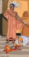 aztec aztlan beheaded brown_skin chud mexico meximutt mymy ongezellig painting // 1178x2287 // 520KB