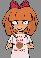 mymy niggerwiggle pointing stroopwafel text // 851x1200 // 104KB