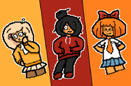 closed_eyes coco hands_on_hips looking_at_viewer maya mymy pixel_art smile tagme unknown_artist // 721x473 // 42KB