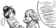 artist:oekakigod bread conversation jar maya oekaki peanut_butter peanut_butter_jar unknown_words vera // 500x250 // 46KB